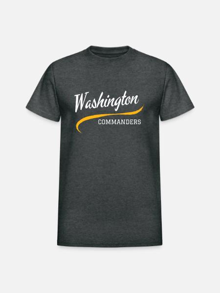 Commanders Retro - Heavyweight Unisex T-Shirt by Gildan - deep heather