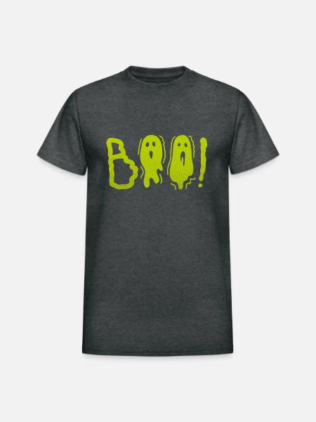Boo - Heavyweight Unisex T-Shirt by Gildan - deep heather