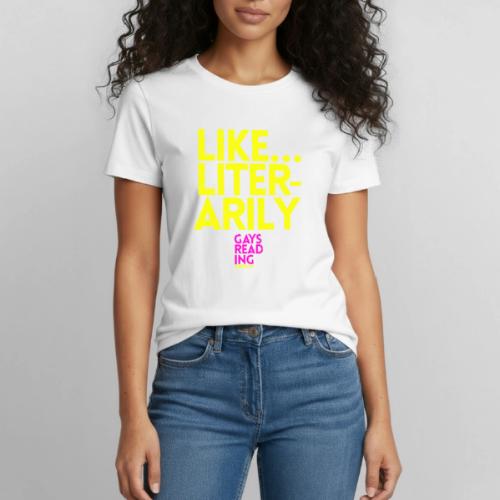 Like... Literarily - Heavyweight Unisex T-Shirt by Gildan