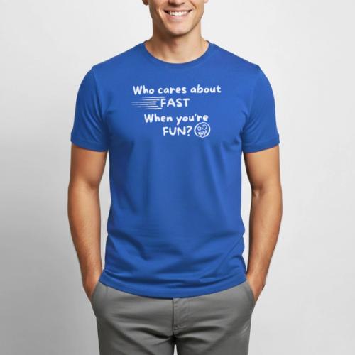 Who cares about fast? - Heavyweight Unisex T-Shirt by Gildan