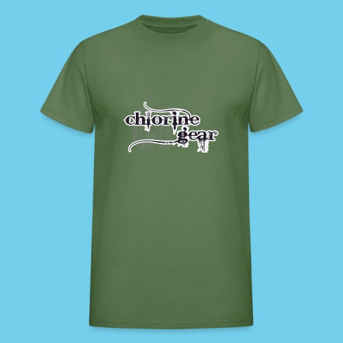 Chlorine Gear Textual stacked Periodic backdrop - Gildan Ultra Cotton Adult T-Shirt