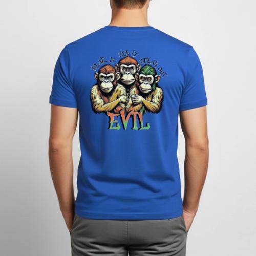 Evil - Hear it, See it, Speak out - Heavyweight Unisex T-Shirt by Gildan