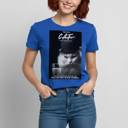 The Cool Cat - Heavyweight Unisex T-Shirt by Gildan