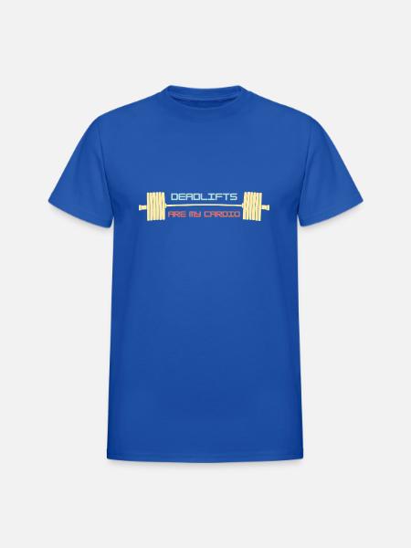 Deadlifts Are My Cardio - Heavyweight Unisex T-Shirt by Gildan - royal blue
