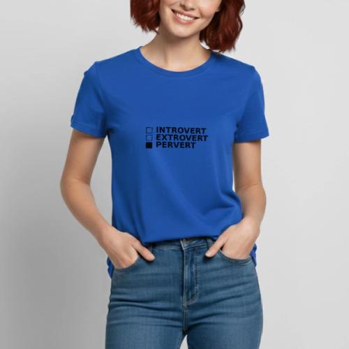 □ Introvert □ Extrovert ■ Pervert - Heavyweight Unisex T-Shirt by Gildan