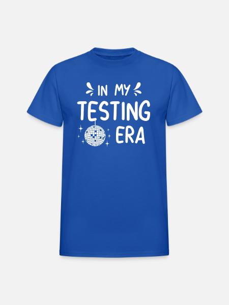 In My Testing Era Test Day - Heavyweight Unisex T-Shirt by Gildan - royal blue