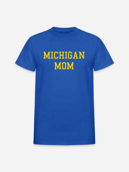 Michigan Mom - Heavyweight Unisex T-Shirt by Gildan - royal blue