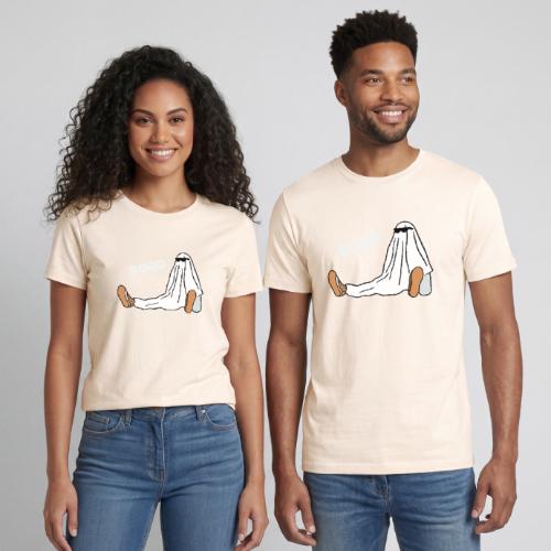 Ghost design - Heavyweight Unisex T-Shirt by Gildan