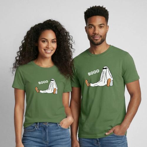 Ghost design - Heavyweight Unisex T-Shirt by Gildan