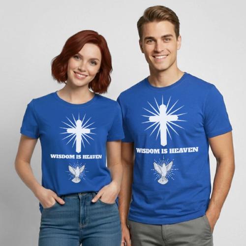 Wisdom is Heaven - Heavyweight Unisex T-Shirt by Gildan
