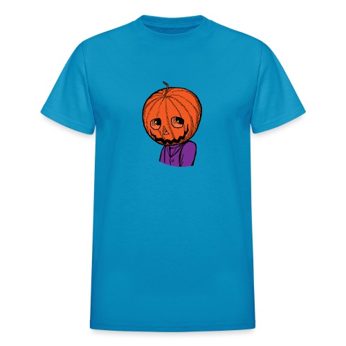Pumpkin Head Halloween - Gildan Ultra Cotton Adult T-Shirt