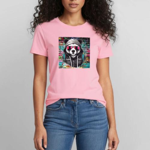Stylish panda 2 - Heavyweight Unisex T-Shirt by Gildan