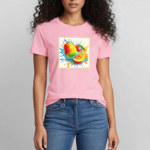 Tropical Mango Treat - Heavyweight Unisex T-Shirt by Gildan