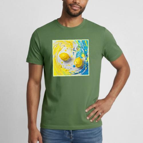 Lemons in a Splash - Heavyweight Unisex T-Shirt by Gildan