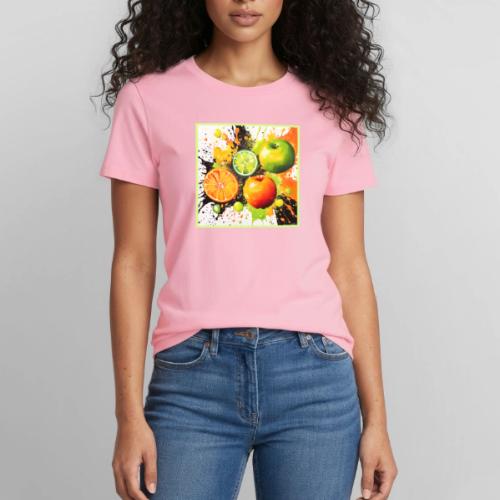 Apple and Citrus Burst - Heavyweight Unisex T-Shirt by Gildan