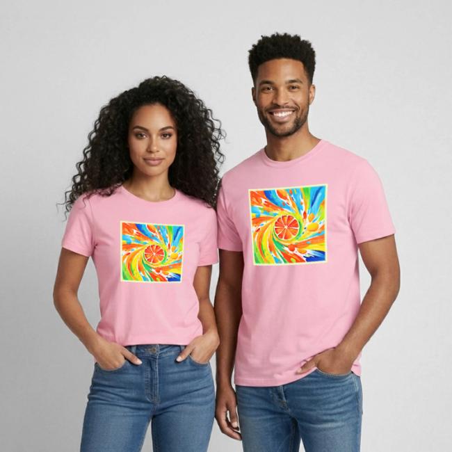 Citrus swirling Splash Design