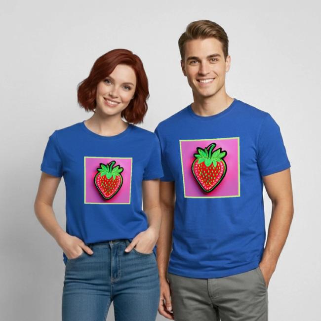 Vibrant Strawberry Neon Sign