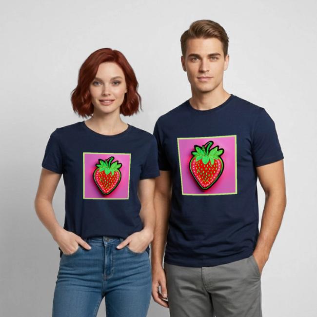 Vibrant Strawberry Neon Sign