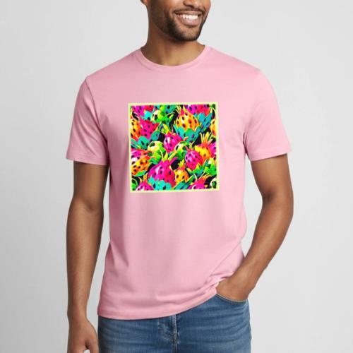 Dragon Fruit Vivid Pattern - Heavyweight Unisex T-Shirt by Gildan