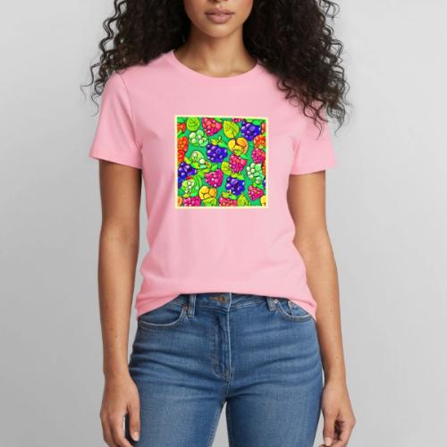 Summer Berry Delight - Heavyweight Unisex T-Shirt by Gildan