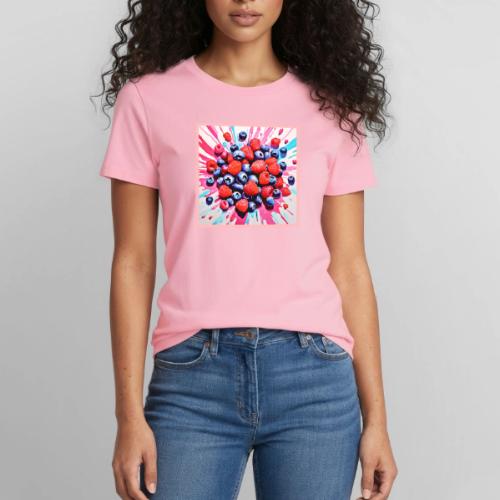 Berry Blast: Fruity Fun - Heavyweight Unisex T-Shirt by Gildan