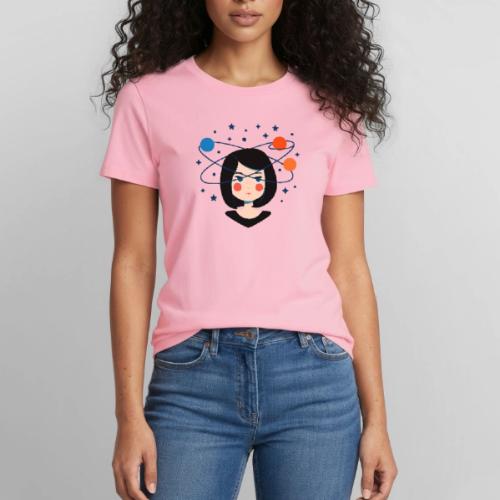 Spaced Out Girl – Mouse Pad - Heavyweight Unisex T-Shirt by Gildan