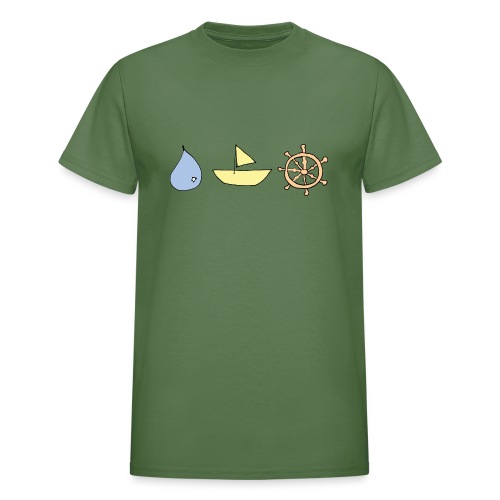 Drop, ship, dharma - Gildan Ultra Cotton Adult T-Shirt