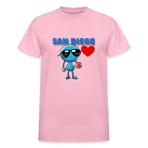 Smoon City_San Diego - Heavyweight Unisex T-Shirt by Gildan