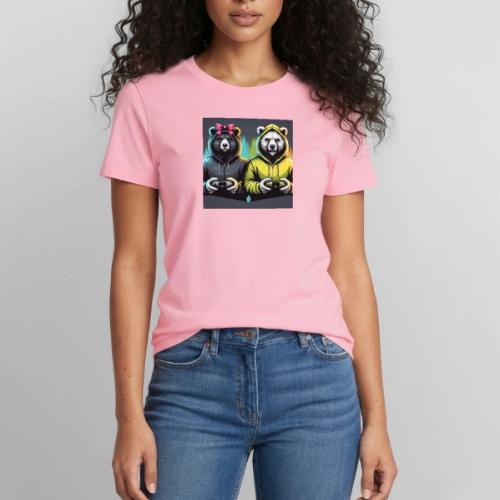 Gamer Bears - Heavyweight Unisex T-Shirt by Gildan