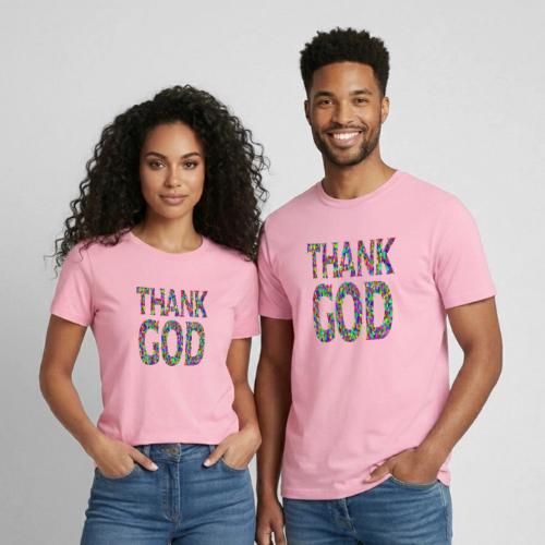 THANK GOD - Heavyweight Unisex T-Shirt by Gildan