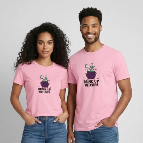 Drink Up Witches t-shirt - Heavyweight Unisex T-Shirt by Gildan