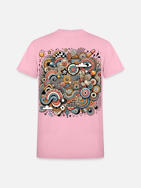 Garden of Imagination - Heavyweight Unisex T-Shirt by Gildan - light pink