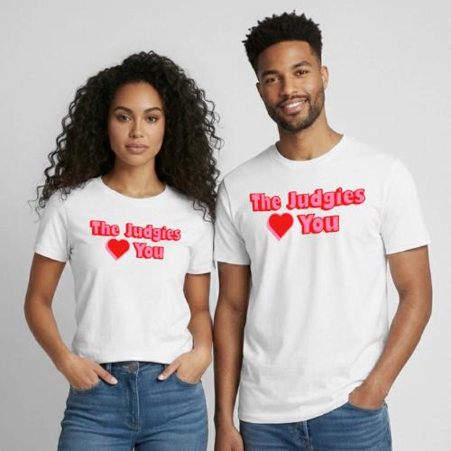 The Judgies Love You - Heavyweight Unisex T-Shirt by Gildan