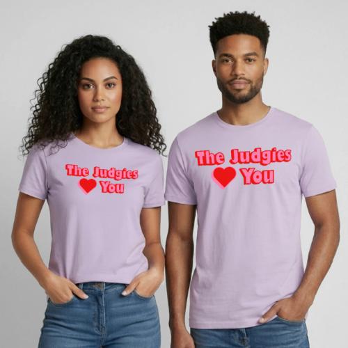 The Judgies Love You - Heavyweight Unisex T-Shirt by Gildan