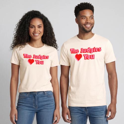 The Judgies Love You - Heavyweight Unisex T-Shirt by Gildan