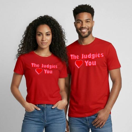 The Judgies Love You - Heavyweight Unisex T-Shirt by Gildan