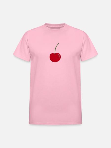 cherry - Heavyweight Unisex T-Shirt by Gildan - light pink