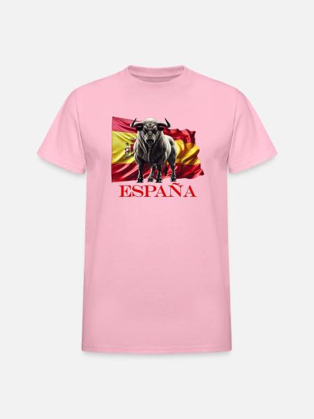 ESPAÑA - Heavyweight Unisex T-Shirt by Gildan - light pink