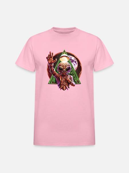 IlluminET17 - Heavyweight Unisex T-Shirt by Gildan - light pink