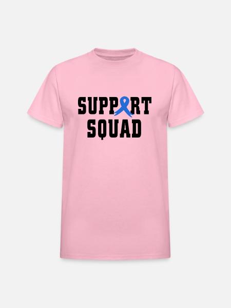 Support Squad - Heavyweight Unisex T-Shirt by Gildan - light pink
