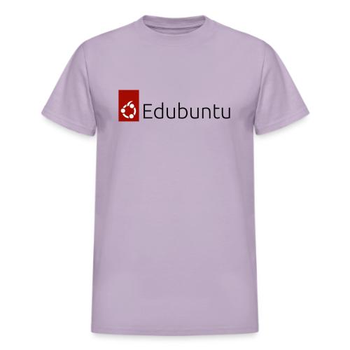 Edubuntu Logo 2023 - Black - Heavyweight Unisex T-Shirt by Gildan