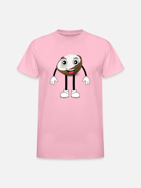 Coconut - Heavyweight Unisex T-Shirt by Gildan - light pink