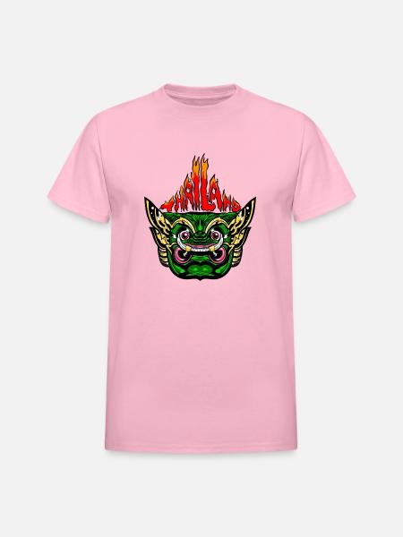 Yak Giant - Heavyweight Unisex T-Shirt by Gildan - light pink