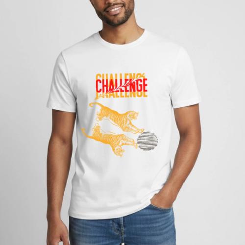Double tiger fashion, jungle feline animals. - Heavyweight Unisex T-Shirt by Gildan