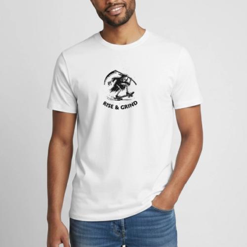 Rise & Grind - Heavyweight Unisex T-Shirt by Gildan