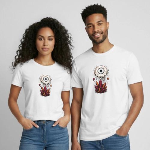 Melting Eyeball - Heavyweight Unisex T-Shirt by Gildan