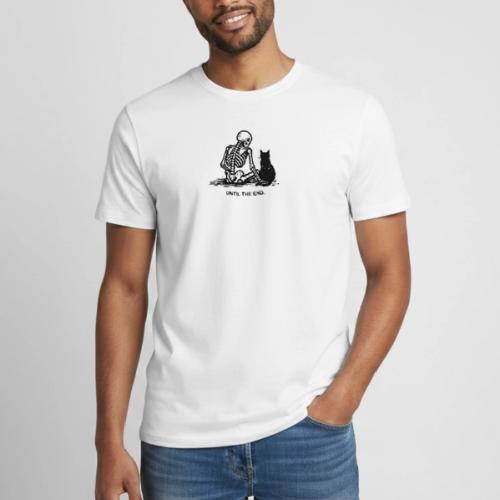 Until the End - Cat - Heavyweight Unisex T-Shirt by Gildan