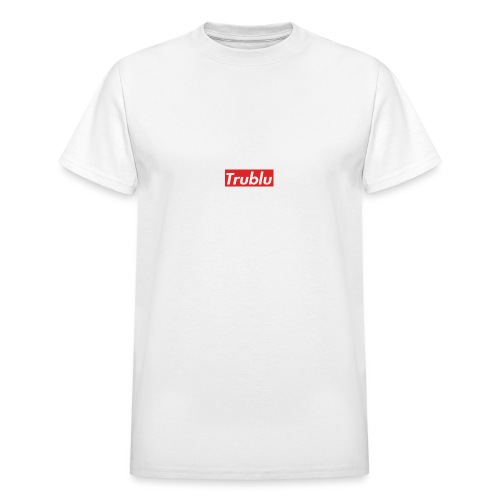 Trublu red box logo.(small) - Gildan Ultra Cotton Adult T-Shirt