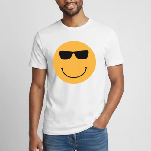 Orange Face with Sunglasses - Heavyweight Unisex T-Shirt by Gildan
