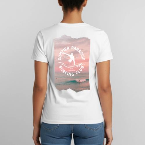 SUMMER PARADISE SURFING CLUB - Heavyweight Unisex T-Shirt by Gildan